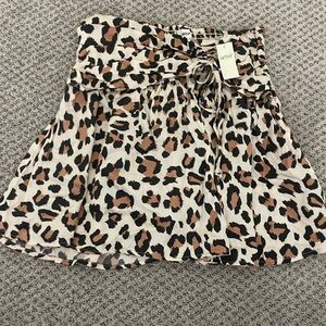 Aerie Animal Print Mini Skirt